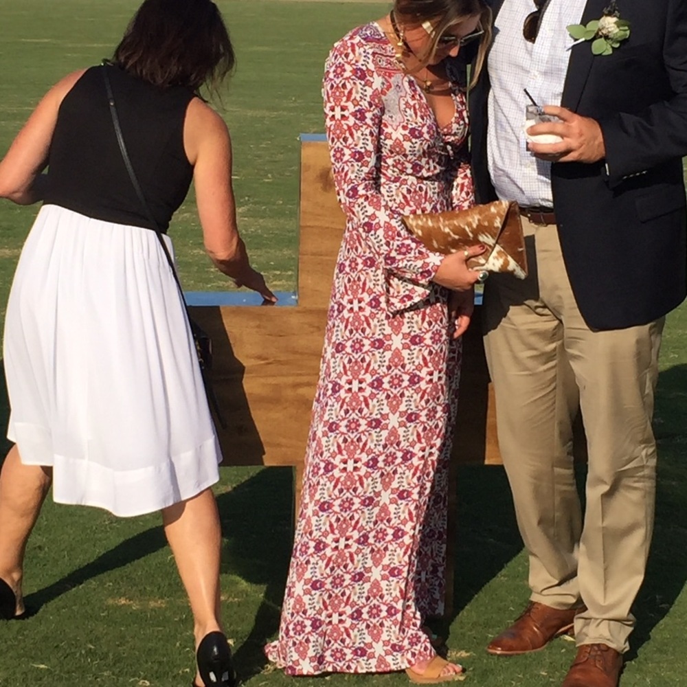 Maxi wrap bell sleeve Tigerlilly dress. - Picture 2 of 8